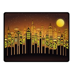 Buildings Skyscrapers City Double Sided Fleece Blanket (small)  by Wegoenart