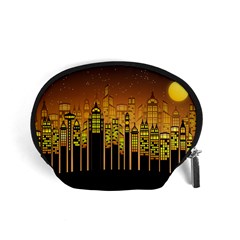 Buildings Skyscrapers City Accessory Pouch (small) by Wegoenart