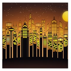 Buildings Skyscrapers City Large Satin Scarf (square) by Wegoenart