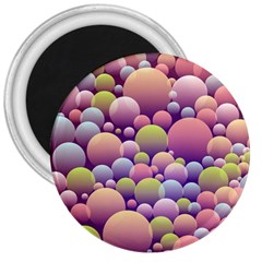 Abstract Background Circle Bubbles 3  Magnets by Wegoenart