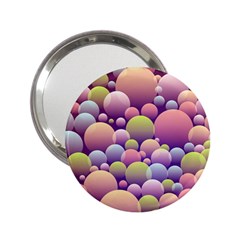 Abstract Background Circle Bubbles 2 25  Handbag Mirrors by Wegoenart