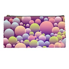 Abstract Background Circle Bubbles Pencil Cases by Wegoenart