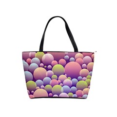 Abstract Background Circle Bubbles Classic Shoulder Handbag by Wegoenart