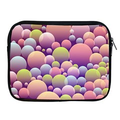 Abstract Background Circle Bubbles Apple Ipad 2/3/4 Zipper Cases by Wegoenart