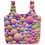 Abstract Background Circle Bubbles Full Print Recycle Bag (XL) Front