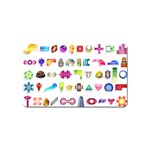 Shapes Abstract Set Pack Magnet (Name Card) Front