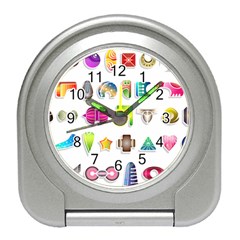 Shapes Abstract Set Pack Travel Alarm Clock by Wegoenart