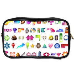 Shapes Abstract Set Pack Toiletries Bag (one Side) by Wegoenart