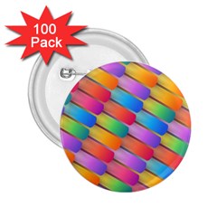 Colorful Background Abstract 2 25  Buttons (100 Pack)  by Wegoenart