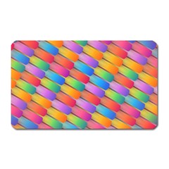 Colorful Background Abstract Magnet (rectangular) by Wegoenart