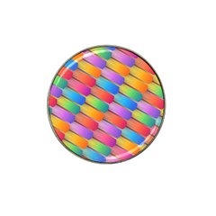 Colorful Background Abstract Hat Clip Ball Marker (4 Pack) by Wegoenart