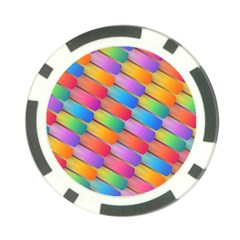 Colorful Background Abstract Poker Chip Card Guard by Wegoenart