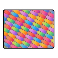 Colorful Background Abstract Double Sided Fleece Blanket (small)  by Wegoenart