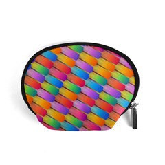 Colorful Background Abstract Accessory Pouch (small) by Wegoenart