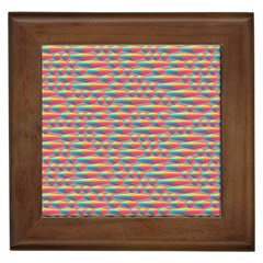 Background Abstract Colorful Framed Tiles