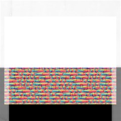 Background Abstract Colorful Rectangular Jigsaw Puzzl