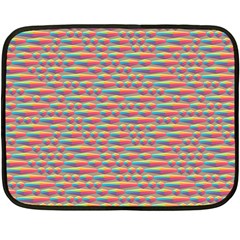 Background Abstract Colorful Double Sided Fleece Blanket (mini)  by Wegoenart