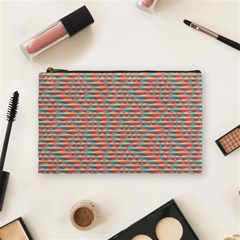 Background Abstract Colorful Cosmetic Bag (Medium)