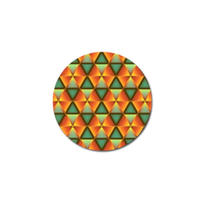 Background Triangle Abstract Golden Golf Ball Marker (4 pack)