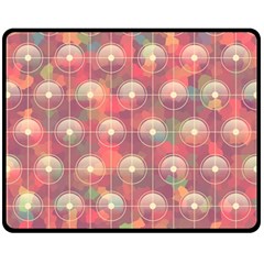 Colorful Background Abstrac Pattern Fleece Blanket (medium)  by Wegoenart