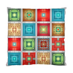 Tiles Pattern Background Colorful Standard Cushion Case (one Side)