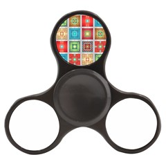 Tiles Pattern Background Colorful Finger Spinner by Wegoenart