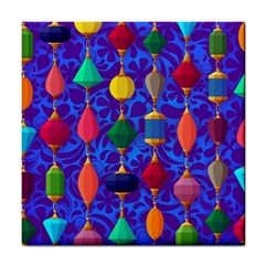 Colorful Background Stones Jewels Tile Coasters by Wegoenart