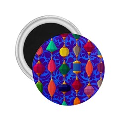 Colorful Background Stones Jewels 2 25  Magnets by Wegoenart