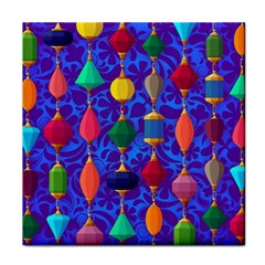 Colorful Background Stones Jewels Face Towel