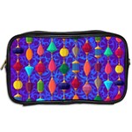 Colorful Background Stones Jewels Toiletries Bag (Two Sides) Back