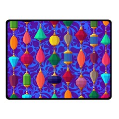 Colorful Background Stones Jewels Fleece Blanket (small) by Wegoenart