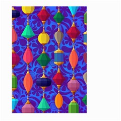 Colorful Background Stones Jewels Large Garden Flag (two Sides) by Wegoenart