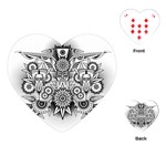 Forest Patrol Tribal Abstract Playing Cards (Heart) Front