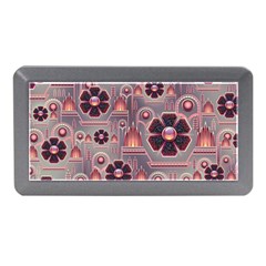 Background Floral Flower Stylised Memory Card Reader (mini) by Wegoenart