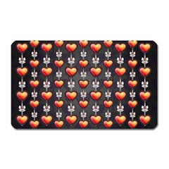 Love Heart Background Magnet (rectangular) by Wegoenart