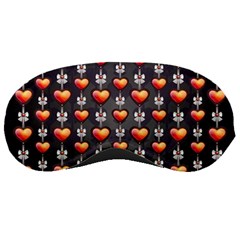 Love Heart Background Sleeping Masks by Wegoenart