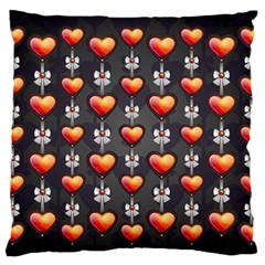 Love Heart Background Standard Flano Cushion Case (two Sides) by Wegoenart