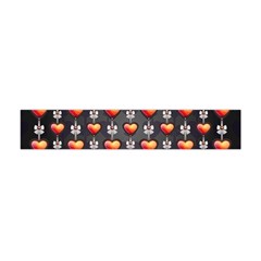 Love Heart Background Flano Scarf (mini) by Wegoenart