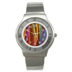 Abstract Background Colorful Stainless Steel Watch by Wegoenart