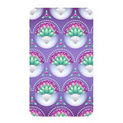 Background Floral Pattern Purple Memory Card Reader (rectangular) by Wegoenart