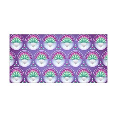 Background Floral Pattern Purple Yoga Headband