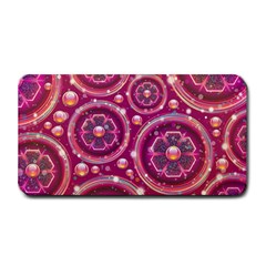 Pink Abstract Background Floral Glossy Medium Bar Mats by Wegoenart