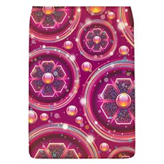 Pink Abstract Background Floral Glossy Removable Flap Cover (l) by Wegoenart