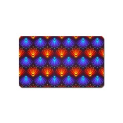 Light Background Colorful Abstract Magnet (name Card) by Wegoenart