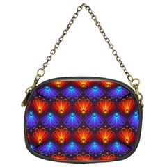 Light Background Colorful Abstract Chain Purse (one Side)