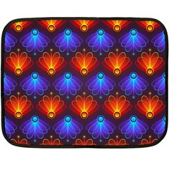 Light Background Colorful Abstract Double Sided Fleece Blanket (mini)  by Wegoenart