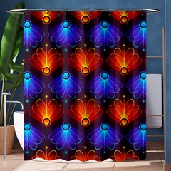 Light Background Colorful Abstract Shower Curtain 60  X 72  (medium)  by Wegoenart