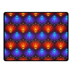 Light Background Colorful Abstract Double Sided Fleece Blanket (small)  by Wegoenart