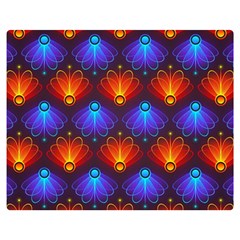 Light Background Colorful Abstract Double Sided Flano Blanket (medium)  by Wegoenart