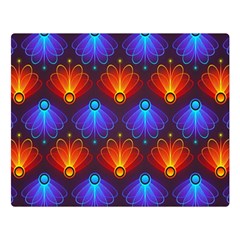 Light Background Colorful Abstract Double Sided Flano Blanket (large)  by Wegoenart